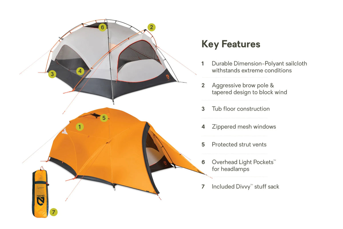 Kunai™ 3–4 Season Backpacking Tent